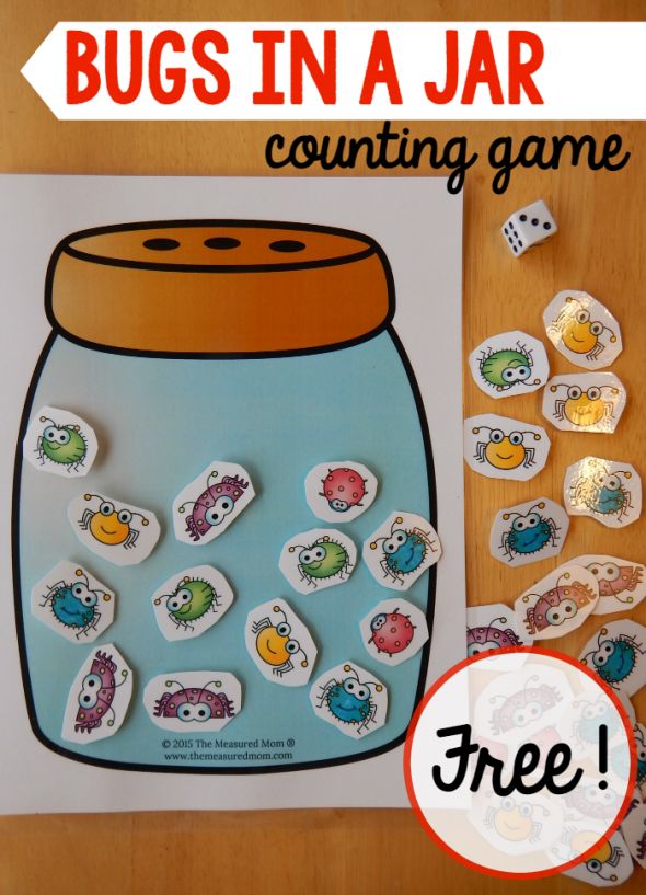 Bugs in a Jar Counting Game