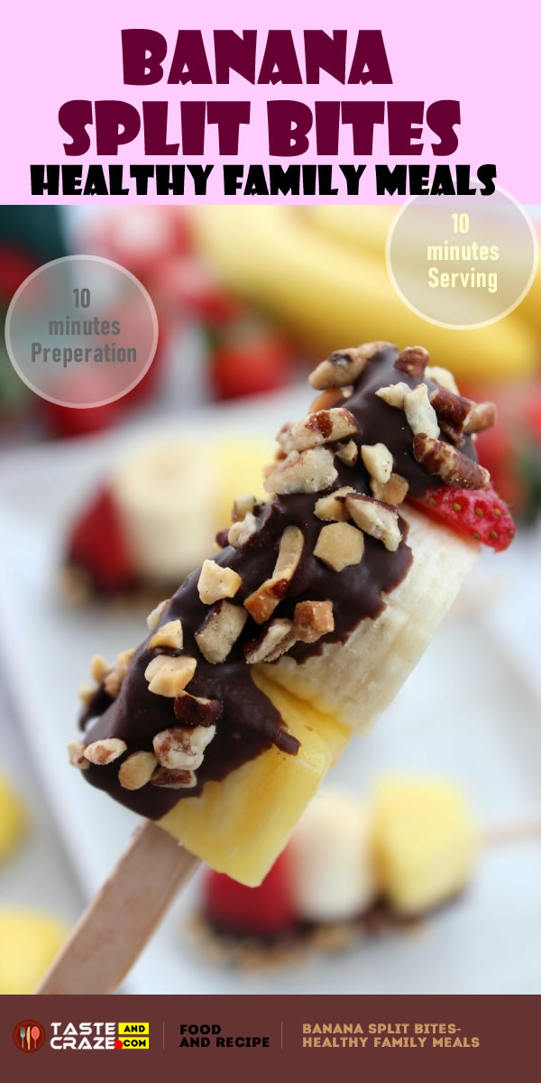 Banana Split Bites- Healthy Family Meals