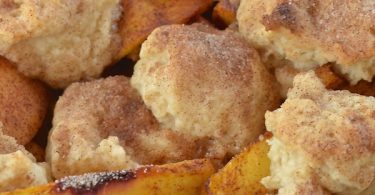 No-Sugar-Added Southern Fresh Peach Cobbler