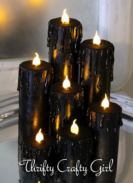 31 Days of Halloween - Faux Candles