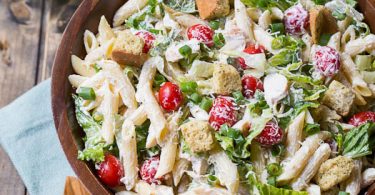 Chicken Caesar Pasta Salad