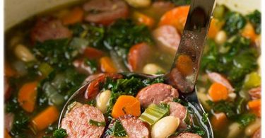 Kale White Bean and Sausage Soup