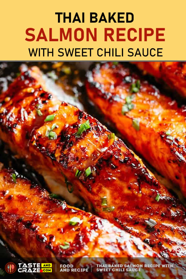 #SalmonRecipe #Salmon #ThaiRecipe Thai Salmon Recipe with easy healthy sweet chili sauce #chilisauce #ovenbaked in winter or #grilled on a #cedarPlank