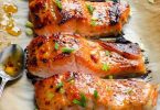 Thai Salmon Recipe with easy healthy sweet chili sauce