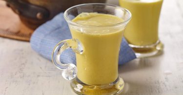 Golden Turmeric Milk with the combination of turmeric, pumpkin pie spice and vanilla make for the perfect balance of sweet and spicy comforting drink.