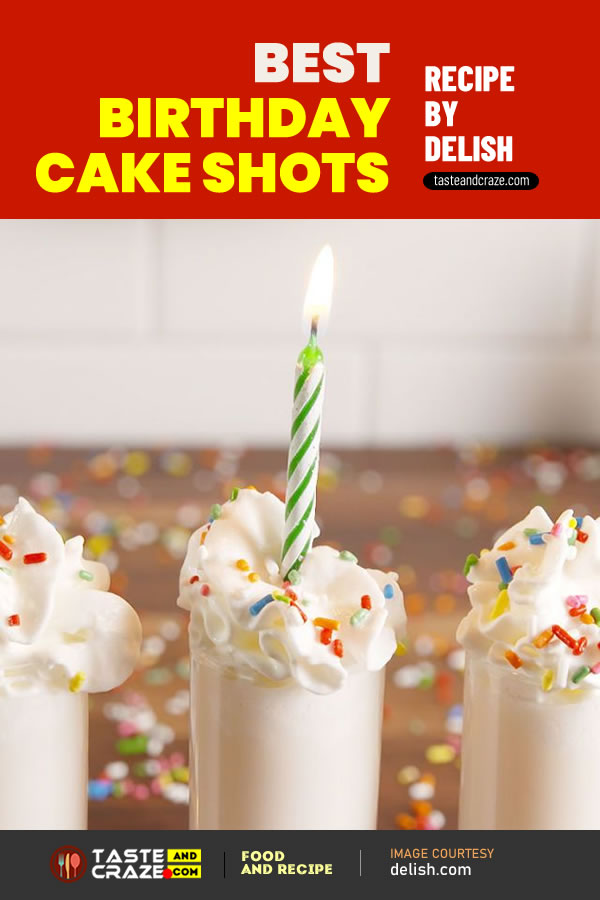 Best Birthday Cake Shots Recipe by Delish #BirthdayCakeShots #BirthdayCake #BirthdayCakes #Birthday #BirthdayShots #CakeShots #CakeShot #CakeShotsRecipe #CakeShotRecipe #CakeRecipe #ShotsRecipe #CakesRecipe #Delish #chocolate #vodka #sprinkles