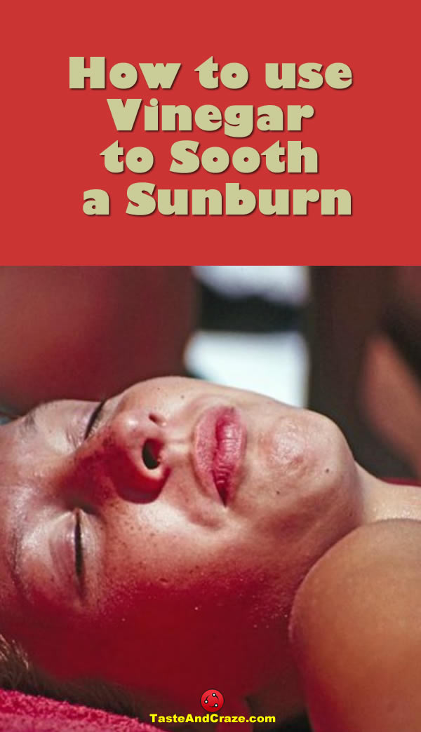 How To Use Vinegar To Sooth A Sunburn • NONDON