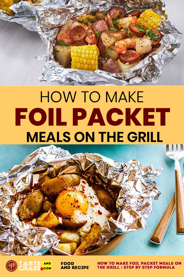 How to make foil packet meals on the grill : Step by step formula. #FoilPacketMeals ##FoilPacket #FoilPack