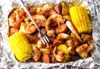 tasteandcraze.com-Shrimp Boil Foil Packets are packed with shrimp