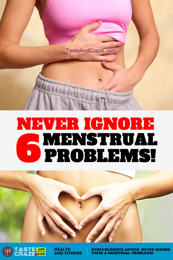 Gynecologists Advice: Never ignore these 6 Menstrual problems! Menstrual problems like menstrual irregularities can have a variety of causes, including pregnancy, hormonal imbalances, infections, diseases, trauma, and certain medications.