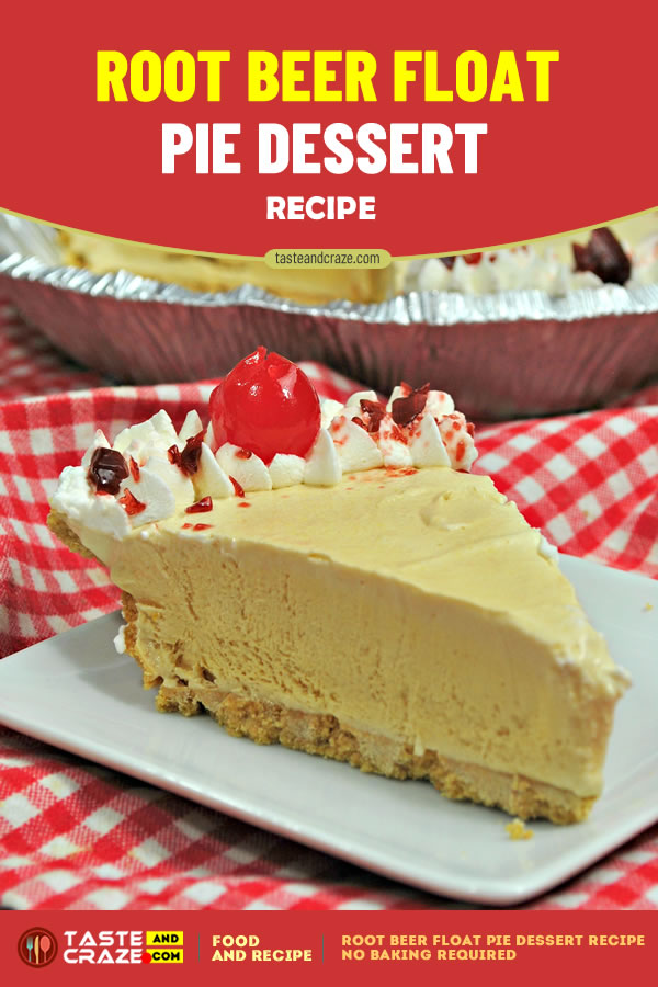 Root Beer Float Pie Dessert Recipe #RootBeer #FloatPie #DessertRecipe #PieDessertRecipe #PieDessert #PieRecipe No baking required either!! It’s so simple and the flavor is spot on!