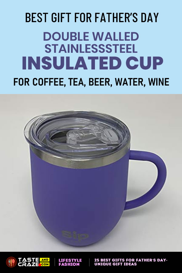 Double Walled Stainless Steel Insulated Cup, Keeps your Drinks Hot up to 6 hours Cold up to 24 hour - #Coffee, #Tea, #Beer, #Water, #Wine. #InsulatedCup Best Gift for Father’s Day- Unique Gift Idea