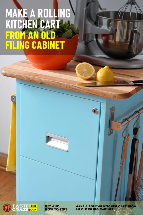 Make a Rolling Kitchen Cart From an Old Filing