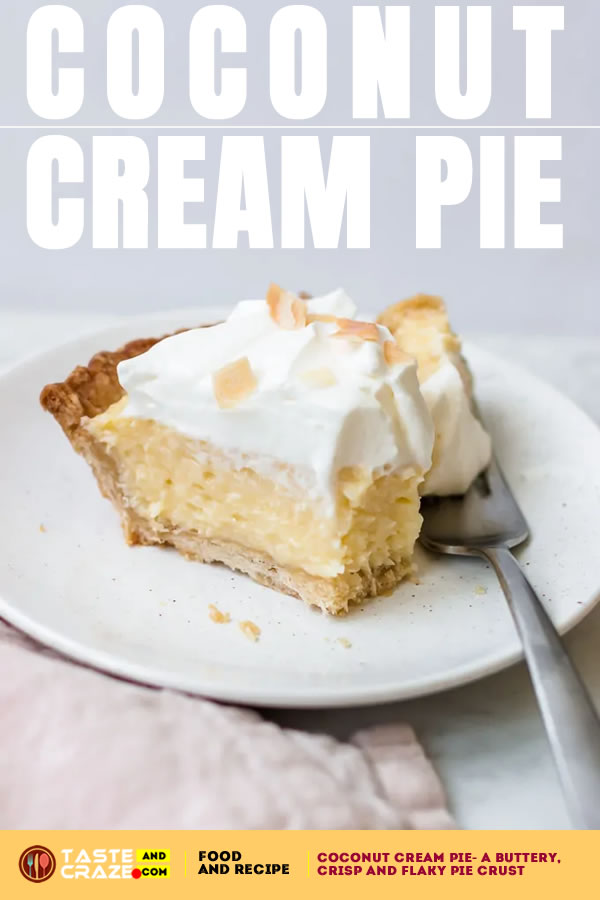 Coconut Cream Pie is a classic dessert for anyone who loves the flavor of coconut. It’s similar to Banana Cream Pie recipe. Though, It uses coconut milk and dried coconut in the pastry cream filling to give it a refreshing burst of coconut flavor.