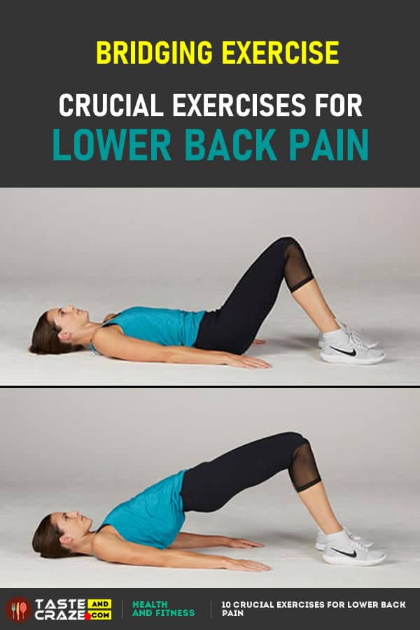 Bridging Exercise 10 Crucial Exercises for Lower Back Pain #CrucialExercises #LowerBackPain #LowerPain #BackPain #ExercisesforLowerBackPain #ExercisesforBackPain #ExercisesforPain #BridgingExercise #Bridges