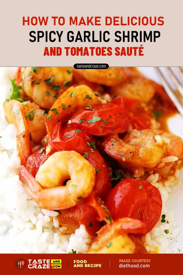 How to make Spicy Garlic Shrimp and Tomatoes Sauté #GarlicShrimp #Garlic #Shrimp #TomatoesSauté #TomatoSauté #Tomatoes #Sauté #GarlicShrimpRecipe #GarlicRecipe #ShrimpRecipe #TomatoesSautéRecipe #TomatoesRecipe #TomatoRecipe #SautéRecipe #pasta #pastaRecipe #Diethood #SideDish #jumboshrimp #paprika #pepper #vegetablebroth #lemonjuice #parsley