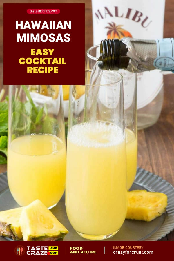 Hawaiian Mimosas - Easy Cocktail Recipe #HawaiianMimosa #Hawaiian #Mimosa #EasyCocktailRecipe #EasyCocktail #EasyRecipe #CocktailRecipe #Cocktail #HawaiianRecipe #MimosasRecipe #HawaiianCocktail #MimosasCocktail #HawaiianDrink #CoconutRum #PineappleJuice #Pineapple #Champagne #Prosecco #Pineappleslices