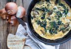 Healthy Mushroom and Spinach Omelette Recipe